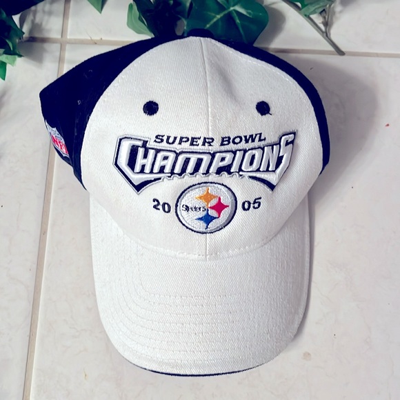 🖤💛 Vintage 2005 Steelers SuperBowl Champions Cap 🖤💛 - Picture 2 of 4
